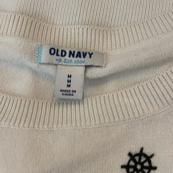 Old navy nautical navy and cream sweater - Picture 5 of 6